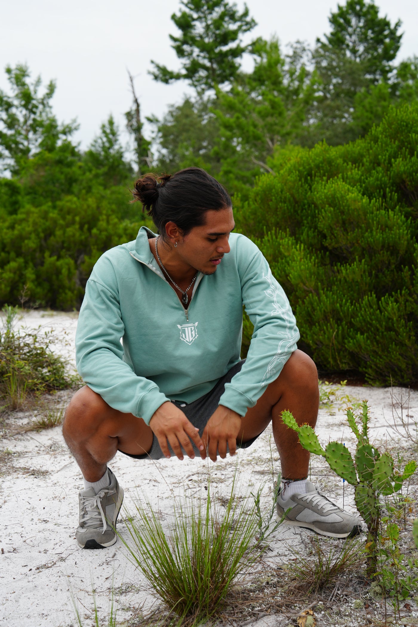 "Vine Veins" Quarter-Zip Sweatshirt