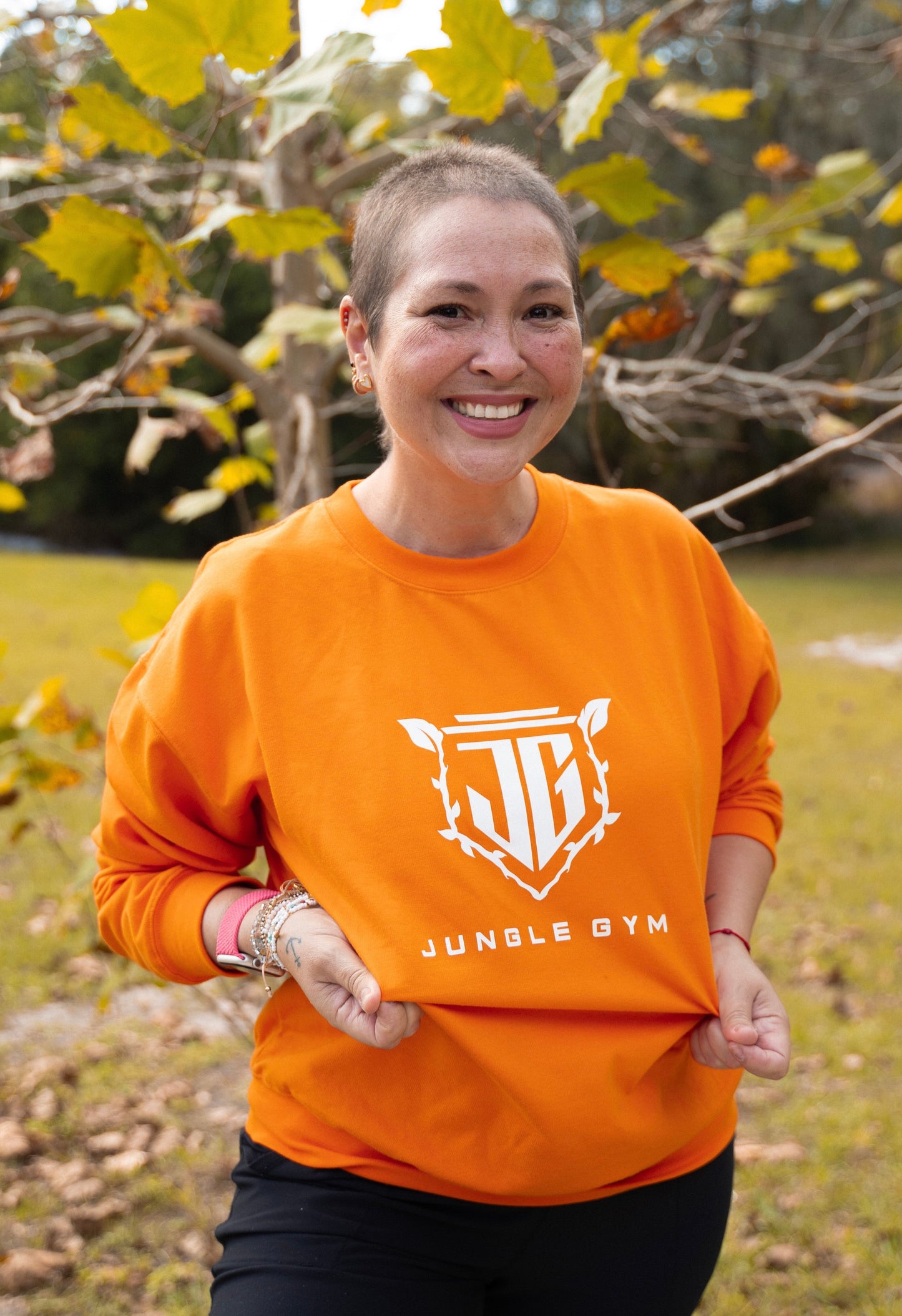 Virginia Orange Crew Neck