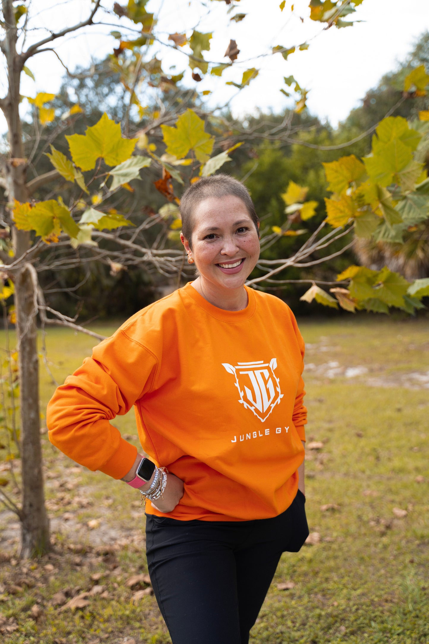 Virginia Orange Crew Neck